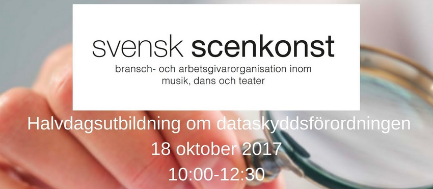 Webinarium dataskyddsförordningen logga