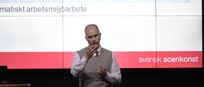 Nils Bergh håller seminarium